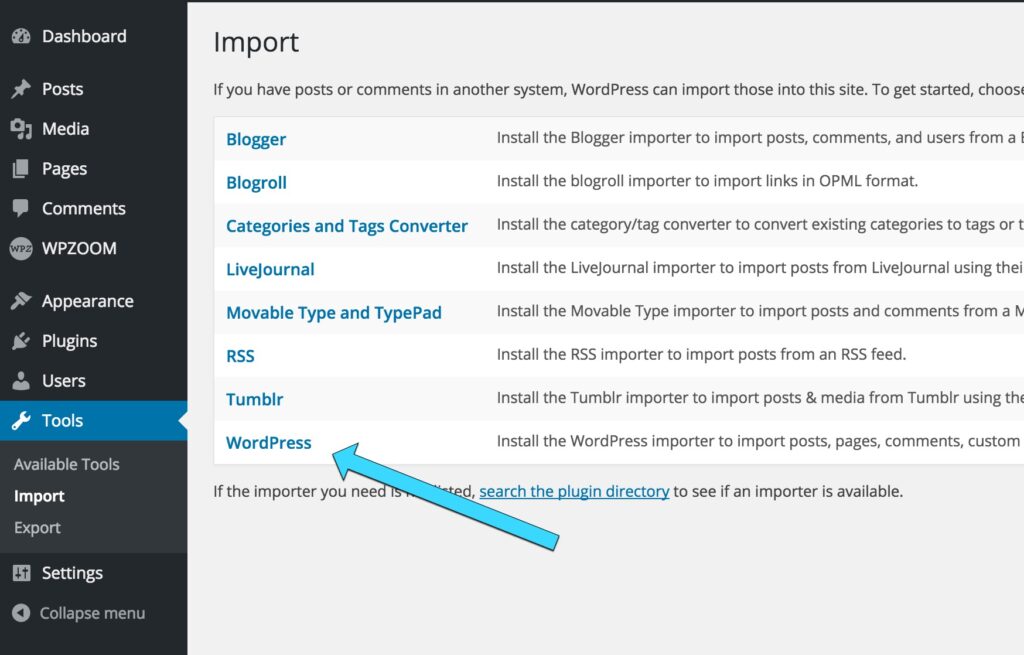 import-wordpress