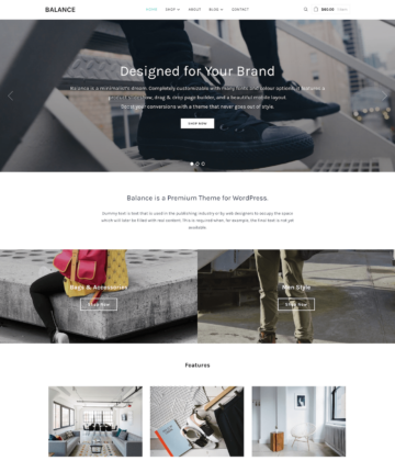 Balance - Minimalist WooCommerce Theme