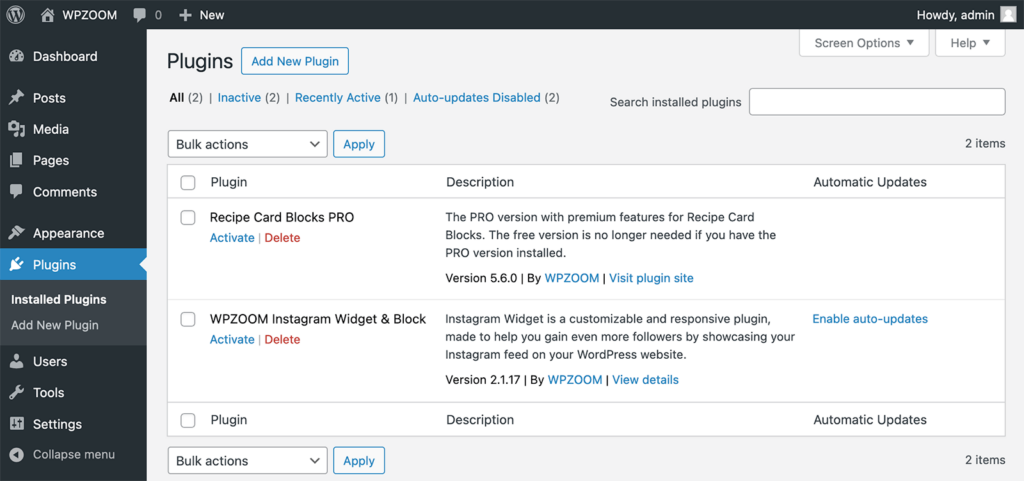 Dashboard Plugins