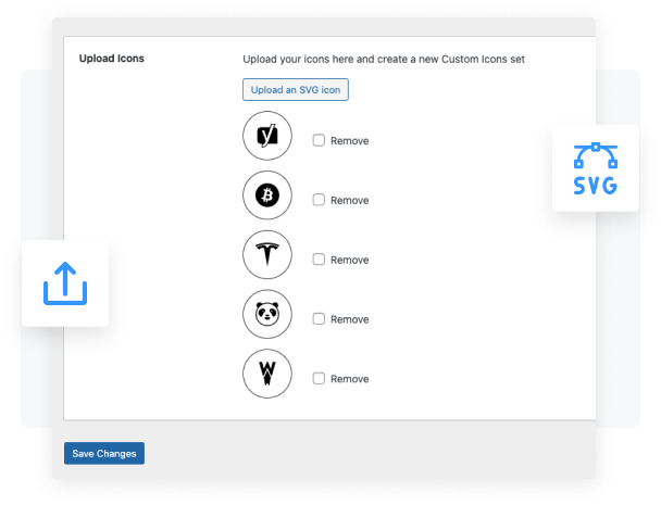 Upload Your SVG Icons