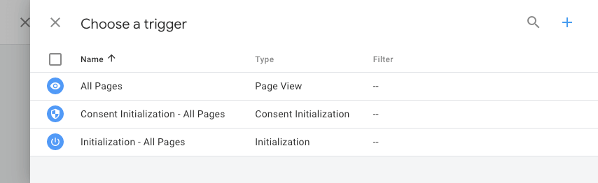 Google Tag Manager - choose trigger