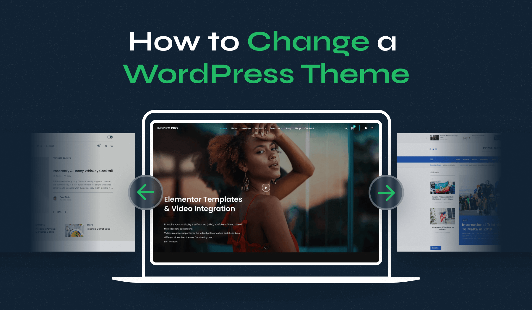 How to change a WordPress theme