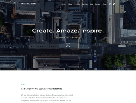 Inspiro Blocks Pro - premium WordPress block theme