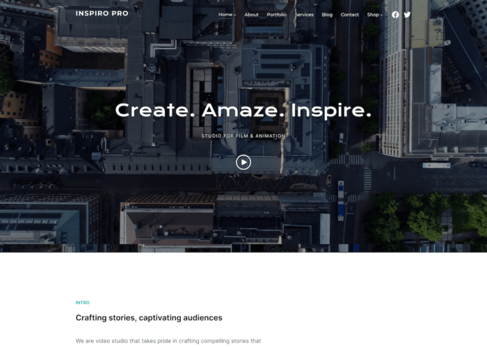 Inspiro Blocks Pro - premium WordPress block theme