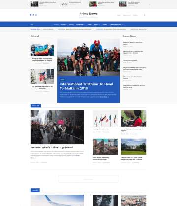 Prime News - News WordPress Theme