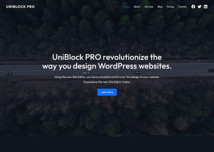 UniBlock PRO - Full Site Editing WordPress theme