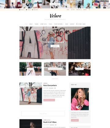 Velure - Fashion WordPress Theme