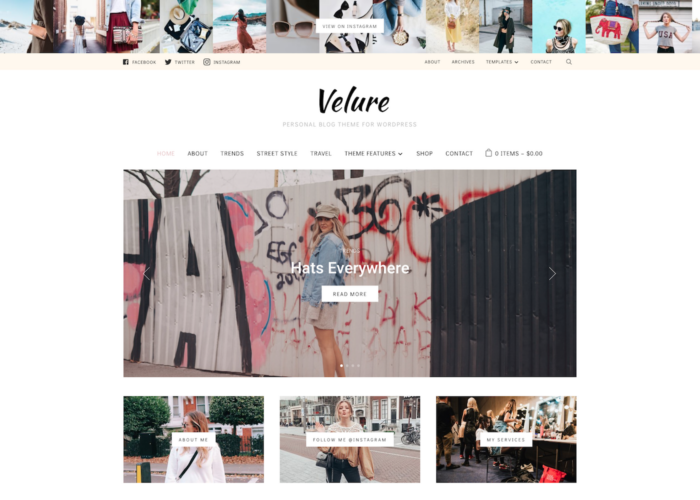 Velure - Fashion WordPress Theme