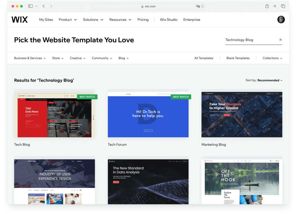 Wix Design Templates